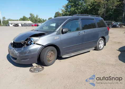 2007 Toyota Sienna Le из США, поврежденный, VIN 5TDZK23C27S085773